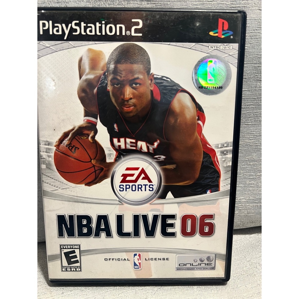 NBA Live 06 Sony PlayStation 2 PS2 EA Sports Basketball Game Complete CIB